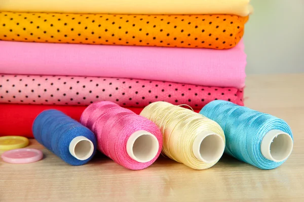 Cloth fabrics close up — Stock Photo, Image