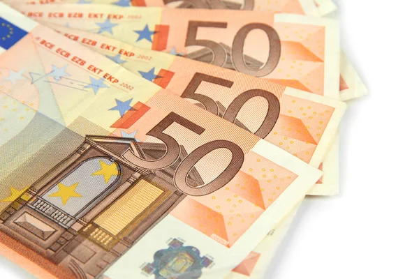 Euro banknotes — Stock Photo, Image