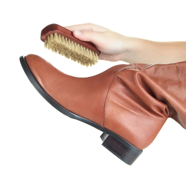 Shoe Polishing — Stock Photo, Image