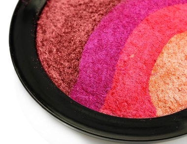 parlak göz gölgeler, üzerinde beyaz izole