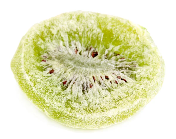 Szárított ízletes kiwi elszigetelt fehér — Stock Fotó