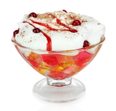 smakelijke gelei geïsoleerd op wit