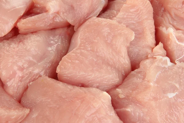 Raw turkey meat close up — Stock Photo, Image