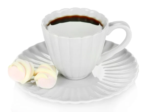 Taza de café aislada en blanco — Foto de Stock