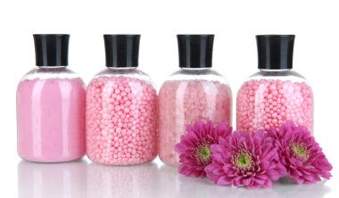 Aromaterapi mineral - beyaz izole renkli banyo tuzu