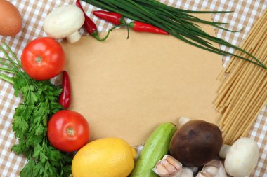 pişirme bir kavram. bakkaliye boş kitabı ile yakın çekim