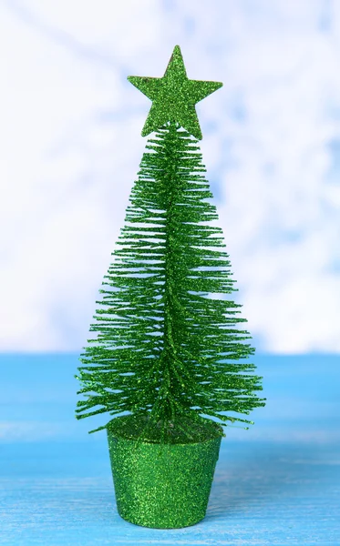 Decorative Christmas tree isolated on white — Stock Photo, Image