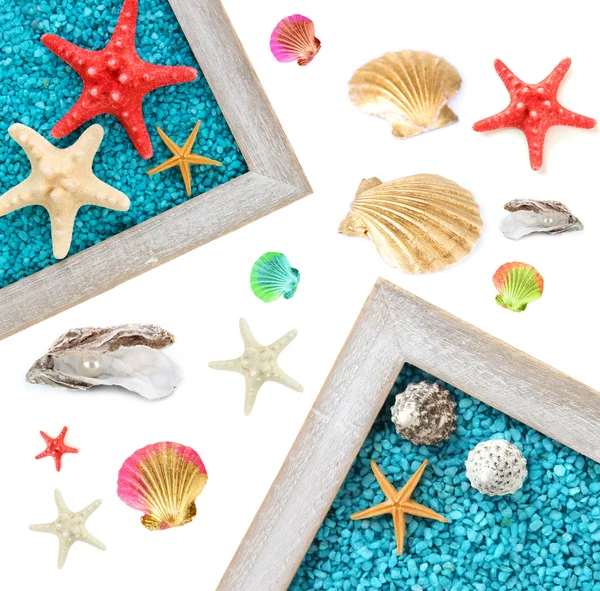 Sea theme collage — Stock Photo, Image