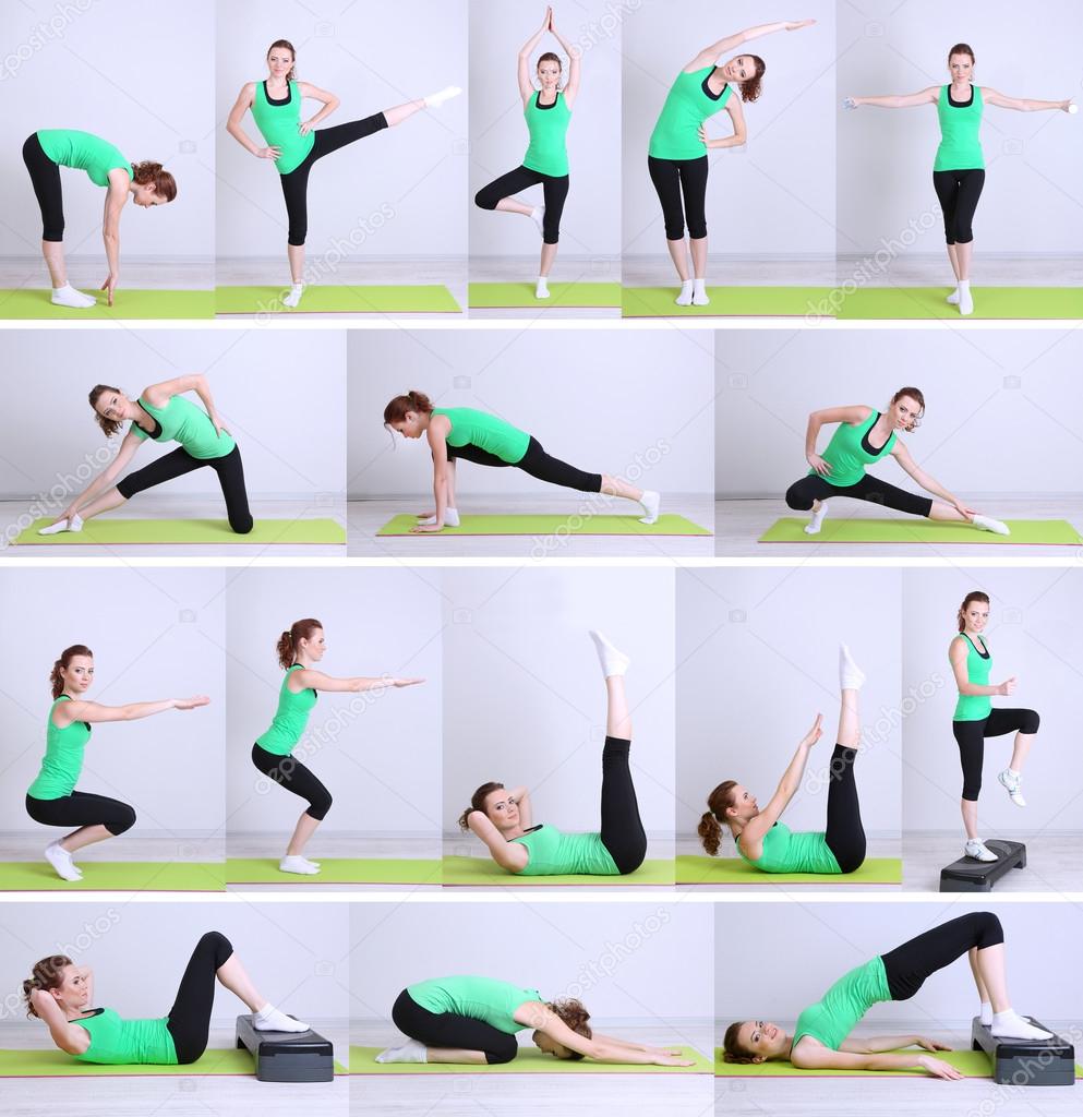 Different fitness exercises new arrivals