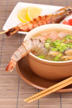 Chinese soup clipart