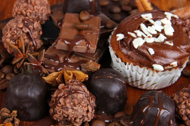 lezzetli kek farklı Tatlılar yakın çekim