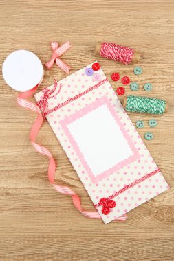 güzel el yapımı kart ve scrapbooking elemanları