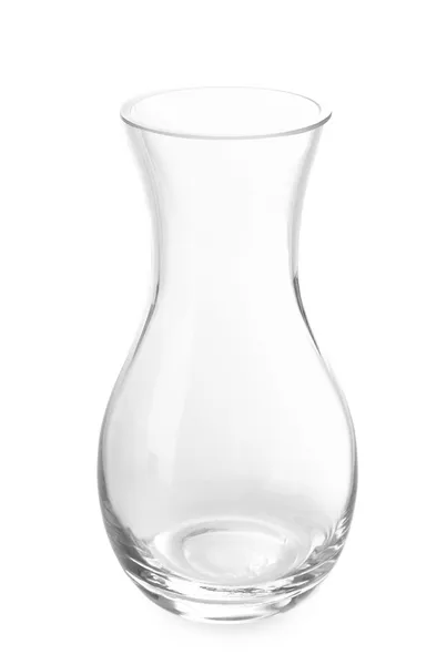 Vase en verre, isolé sur blanc — Photo