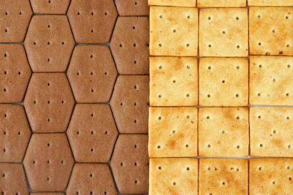 Deliziosi cracker da vicino — Foto Stock