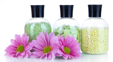 Aromaterapi mineral - beyaz izole renkli banyo tuzu