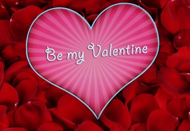 gül yaprakları yakın çekim arka plan üzerinde kart