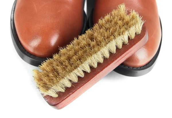 Shoe Polishing close up — Stock Photo, Image