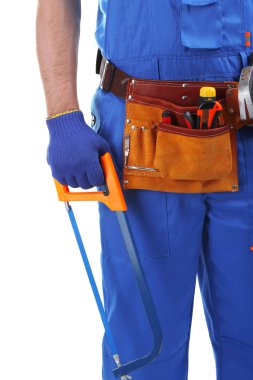 Foreman'ın üzerinde beyaz izole