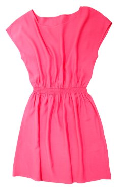 güzel bir elbise üzerine beyaz izole