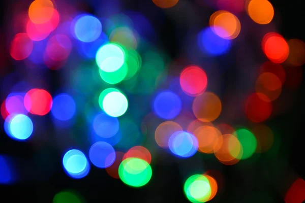 Sfondo festivo di luci — Foto Stock