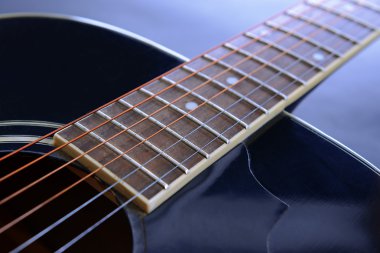 akustik gitar, yakın çekim