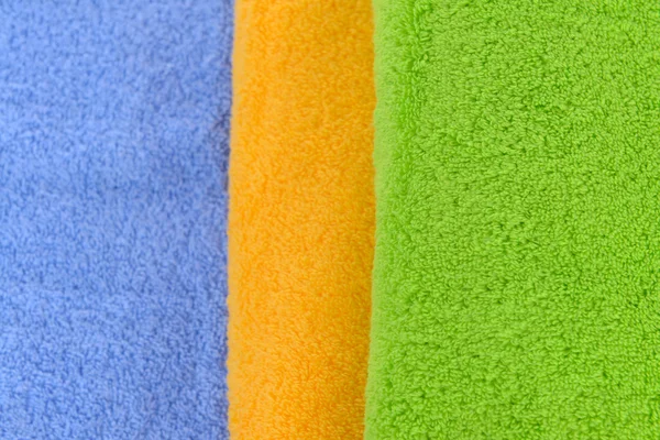 Bright towels close-up — Stock Photo, Image