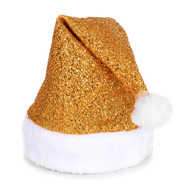 Sombrero de Navidad aislado en blanco —  Fotos de Stock