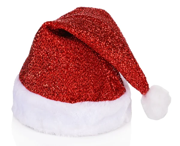 Christmas hat isolated on white — Stock Photo, Image