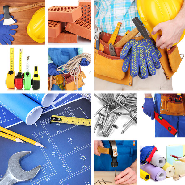 Repair project collage