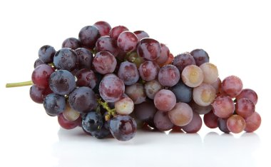 taze üzüm, üzerinde beyaz izole