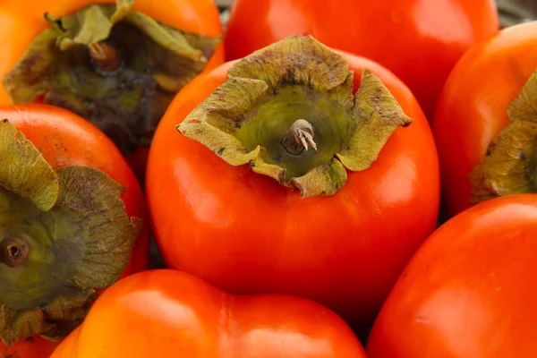 Ripe persimmons close up — Stock Photo, Image