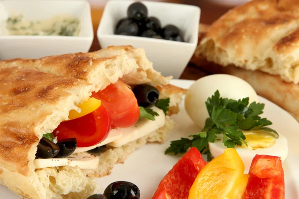 Traditional Turkish breakfast close up — Stock Photo, Image