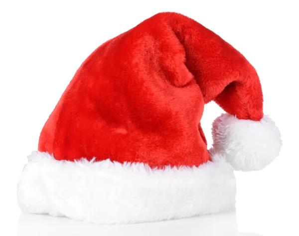 Chapéu de Natal isolado em branco — Fotografia de Stock