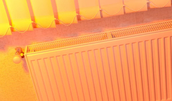 Uppvärmning radiator — Stockfoto