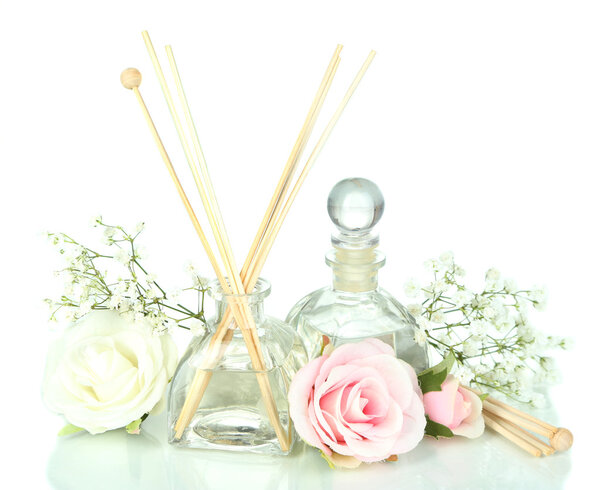 Aromatic sticks for home isolated on white