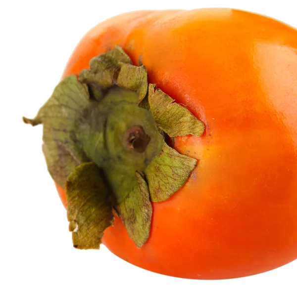 Ripe persimmon isolated on white — Stock Photo, Image