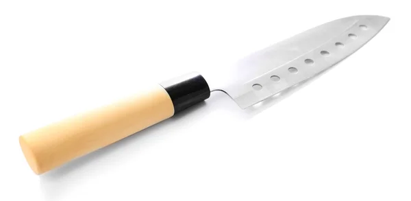 Kitchen knife isolated on white — Stock Photo, Image