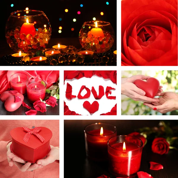 Valentine's Day collage — Stock Photo, Image