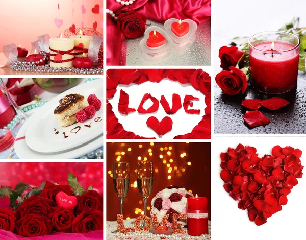 Valentine's Day collage — Stock Photo, Image