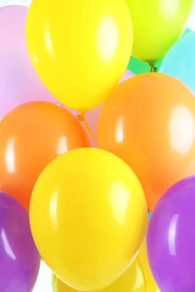 Bunte Luftballons Nahaufnahme Hintergrund — Stockfoto