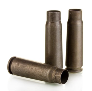 av tüfeği kartuş üzerinde beyaz izole