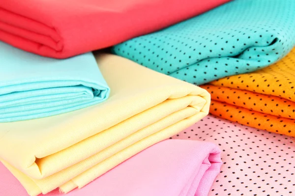 Cloth fabrics close up — Stock Photo, Image