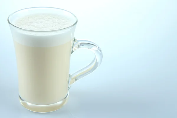 Cup of eggnog isolated on white — Stock Photo, Image