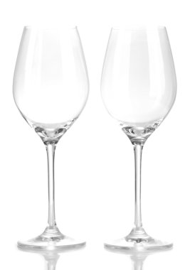 Wineglasses, isolated on white