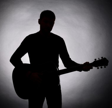 gitarist siluet