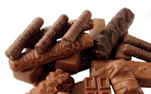 Heerlijke chocolade repen close-up — Stockfoto