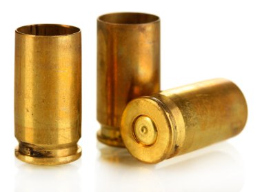 av tüfeği kartuş üzerinde beyaz izole