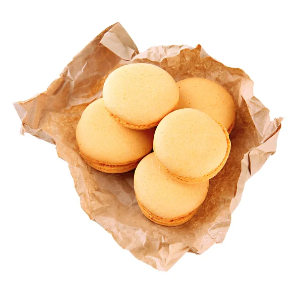 Macaroni delicati isolati su bianco — Foto Stock