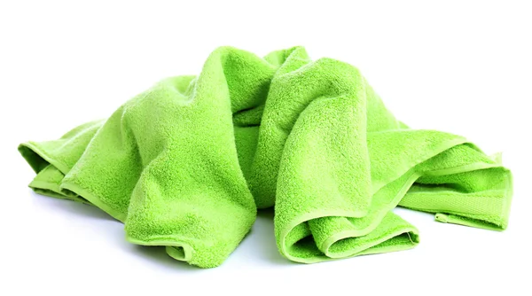 Colorful towel isolated on white — Stock Photo, Image