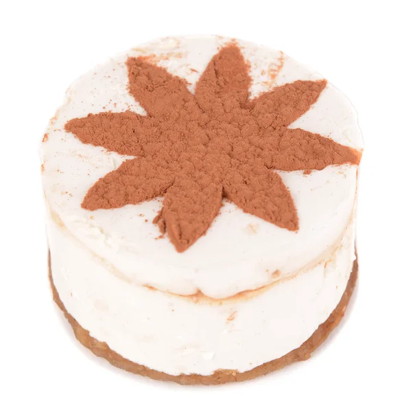 Söt kaka isolerad på vit — Stockfoto